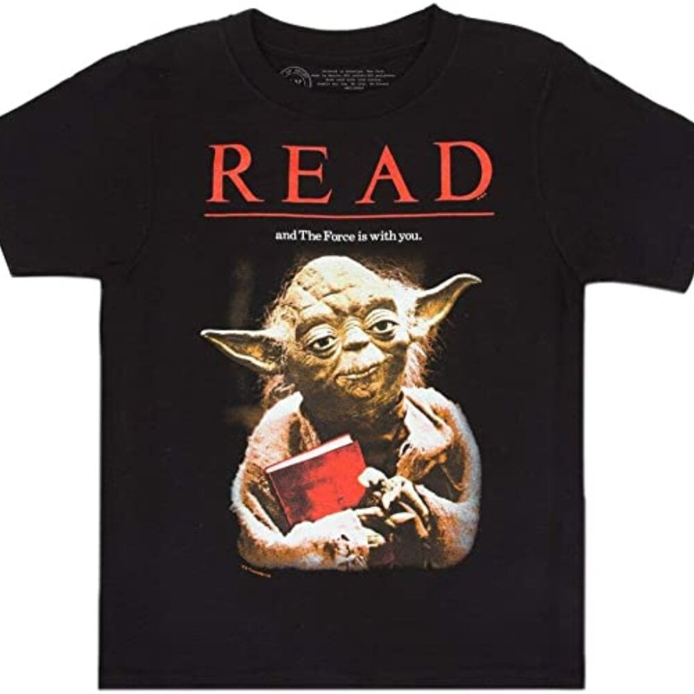 Out of Print Star Wars Read Yoda Unisex T-Shirt - Adult Size SMALL - NEW